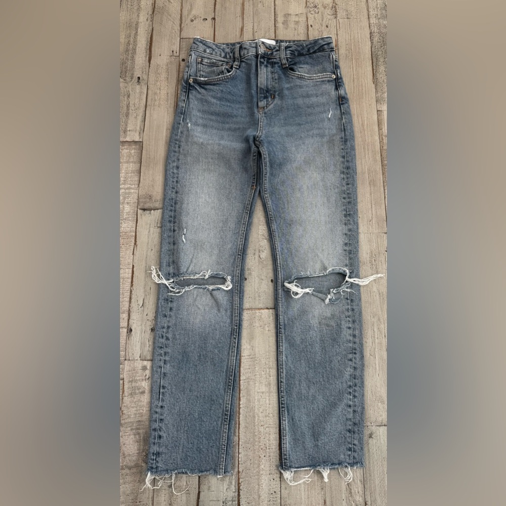 Zara Light Blue Denim Jeans